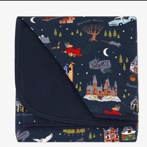 Little Sleepies Harry Potter Evening at Hogwarts Large Cloud Blanket NIB